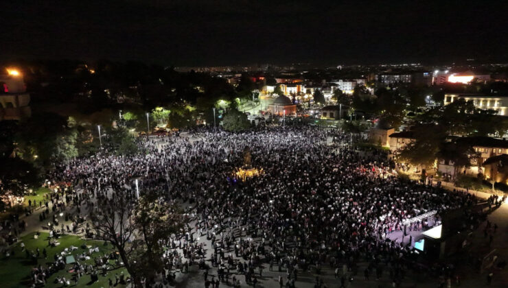 Konyalılar Gazze için sessiz eylem gerçekleştirdi