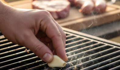 Mangalcılar eti koymadan önce ızgaraya sarımsak sürüyor: İşte sebebi