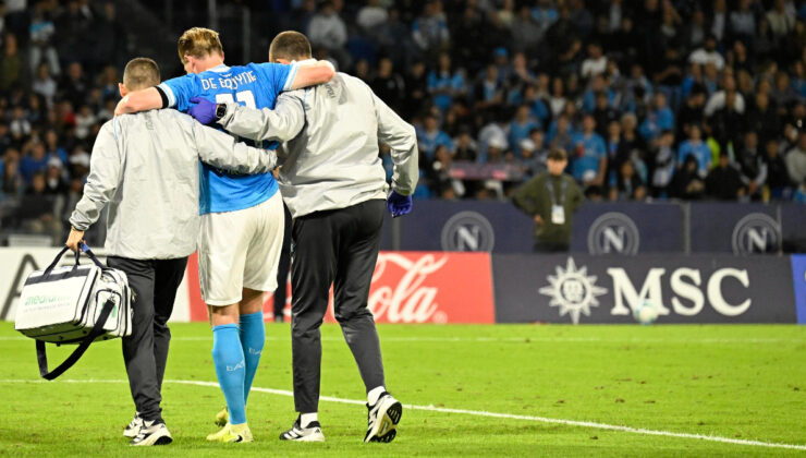 Napoli’nin yıldız ismi Kevin De Bruyne, attığı golün ardından sakatlandı