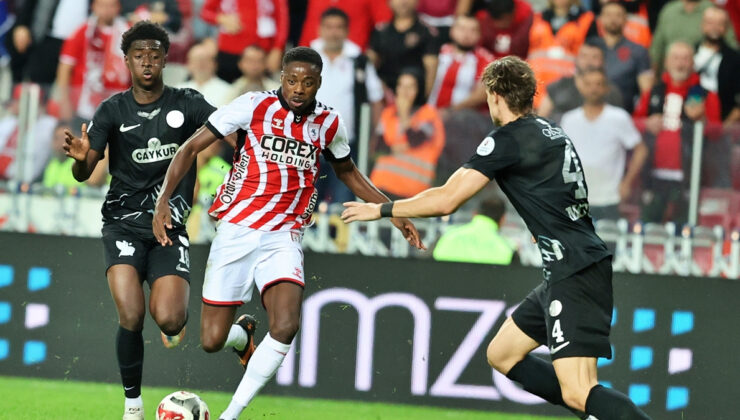 Samsunspor – Rizespor maçında kazanan yok