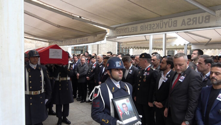 Şehit Jandarma Astsubay Tacettin Gün’e acı veda: Bursa’da son yolculuğuna uğurlandı