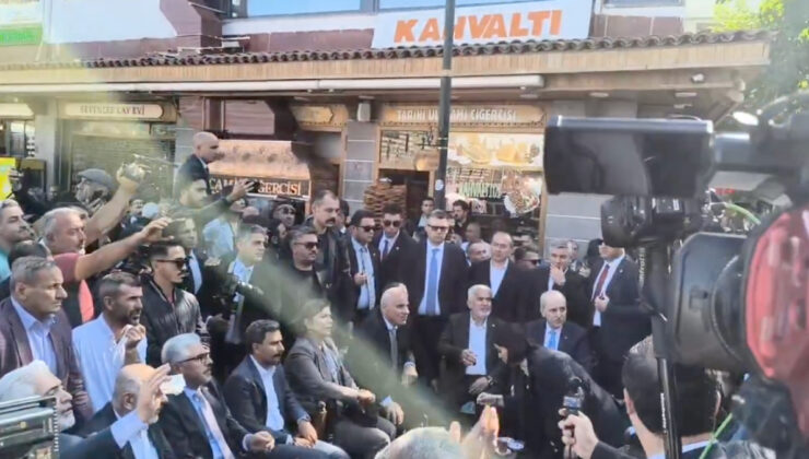 Terörsüz Türkiye komisyonu Diyarbakır’da: Çay içerken Demirtaş tartışması çıktı