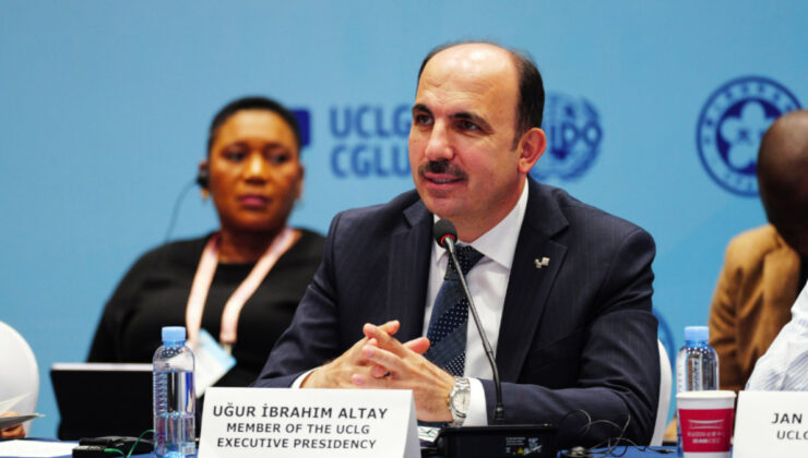 Uğur İbrahim Altay UCLG Dünya Konseyi’nde konuştu: İsrail tazminat ödemeli