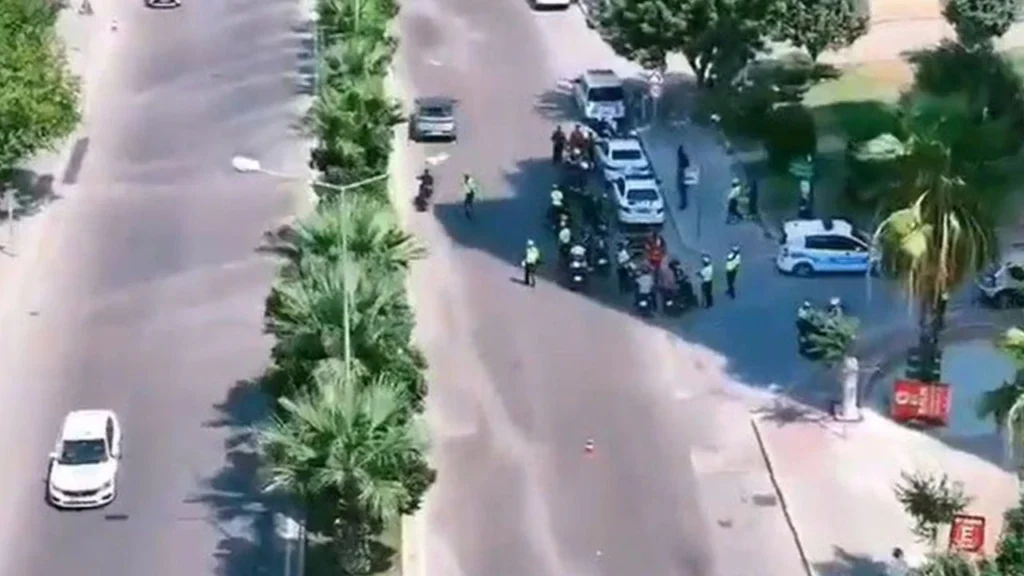 Adana polis kovalamacası uyarı ateşi