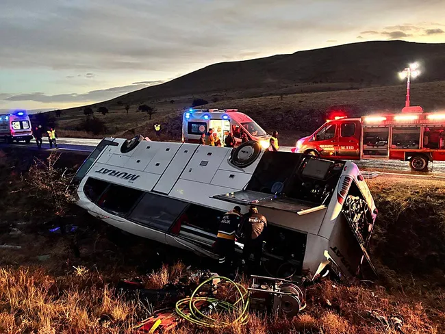 Afyonkarahisar otobüs kazası