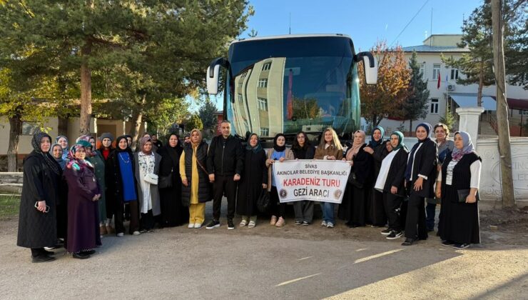 Akıncılar Belediyesi’nden Kadınlara Özel Karadeniz Turu Başladı