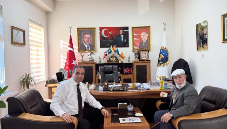 Başkan Murat Sevinç Makamında Nevzat Amca’yı Ağırladı