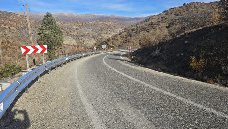 Çamoluk Şehitlik Yolu Güvenlik Bariyerleriyle Sağlamlaştırıldı
