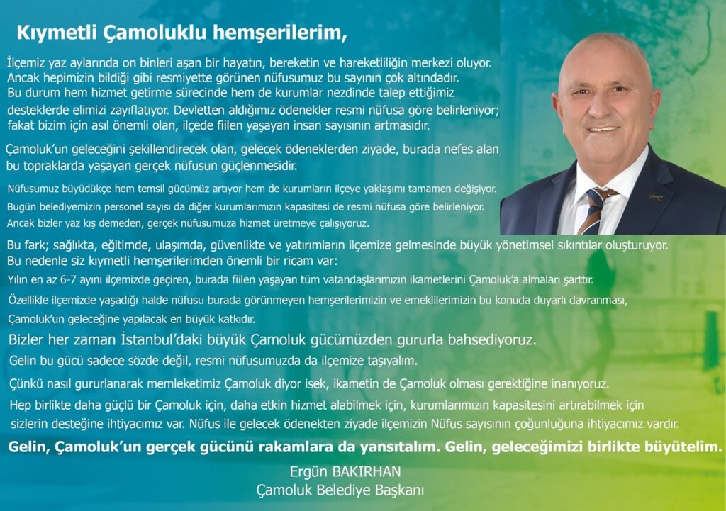 Çamoluk ikamet çağrısı