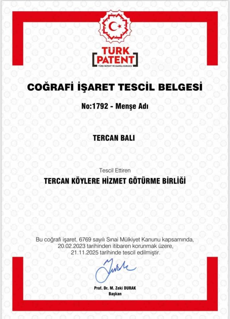 Erzincan Tercan Balı