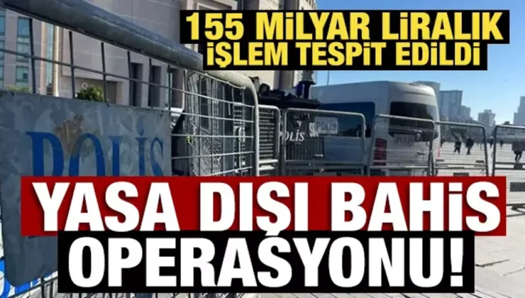 Mersin Merkezli Kara Para Operasyonu: 4’ü Hakem 32 Şüpheli Tutuklandı!