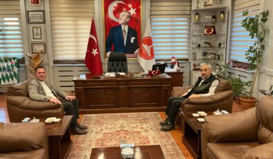 Orman İşletme Müdürü Sarıkaya’dan Koyunhisar Belediye Başkanı Karakullukcu’ya Ziyaret