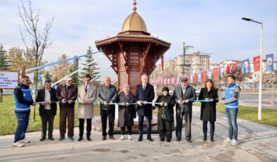 Muhsin Yazıcıoğlu Parkı’nda Tarihi Vefa: Saraybosna’nın Sebil Çeşmesi Hayat Buldu
