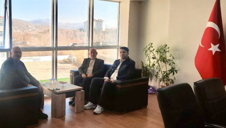 Şebinkarahisar Belediye Başkanı Şentürk’ten Komşu Çamoluk’a Ziyaret