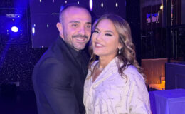 Demet Akalın ve Okan Kurt 14. yıllarını kutladı! Özel partiden görüntüler var