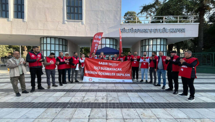 İzmir Büyükşehir Belediyesi’nde İşçiler Eylemde