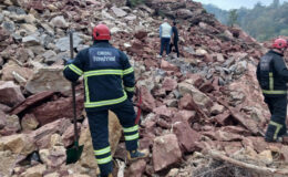 Ordu’da taş ocağında göçük meydana geldi