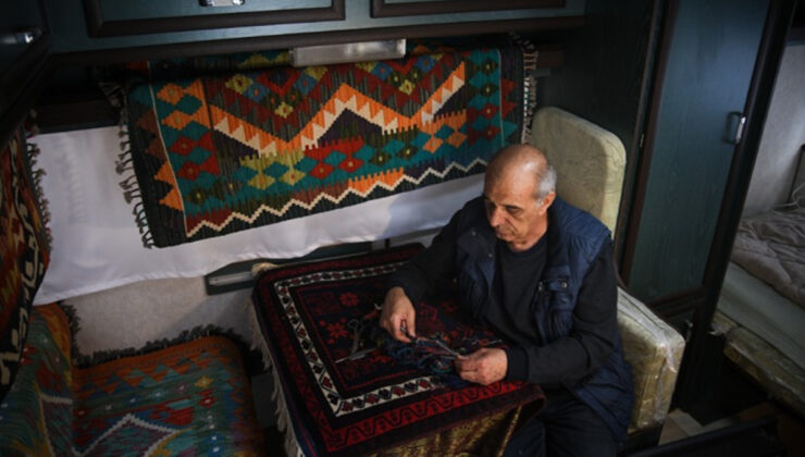 Deprem Kaygısı İşini Karavana Taşıdı: Halı Ustasının Çözümü