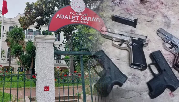 Adalar Adliyesi’nde silah skandalı: Zabıt katibi emanet silahları çalıp satmakla suçlandı