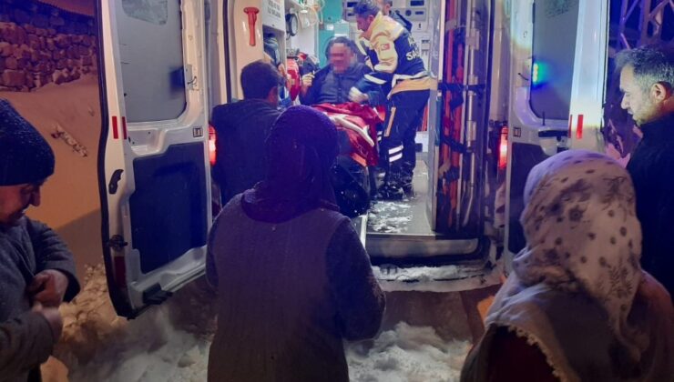 Ağrı’da Karla Kapanan Köy Yolunda Hayat Kurtaran Müdahale