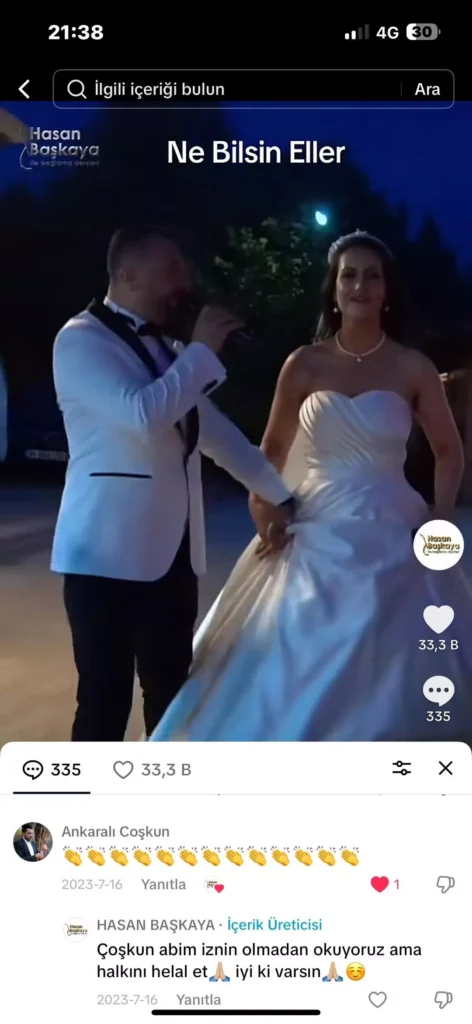 Ankaralı Coşkun düğün davası