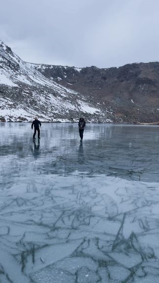 Artvin Karagöl buz tuttu