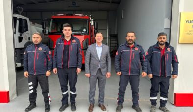 Başkan Karakullukcu’dan İtfaiye Personeline Teşekkür ve İnceleme Ziyareti