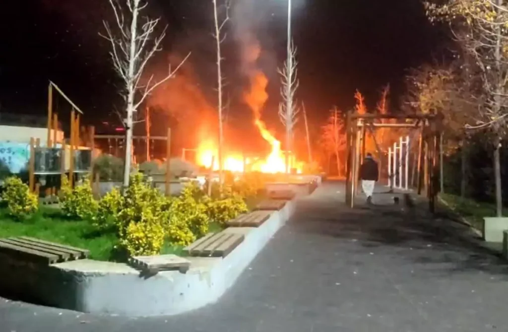 Beylikdüzü çocuk parkı yangını