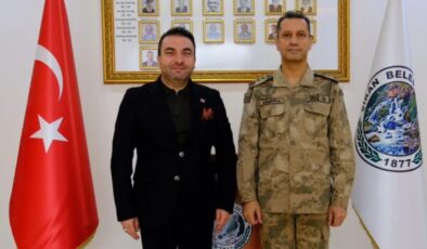 Gümüşhane İl Jandarma Komutanı Bilal Sarıdoğan Şiran Belediyesi’nde