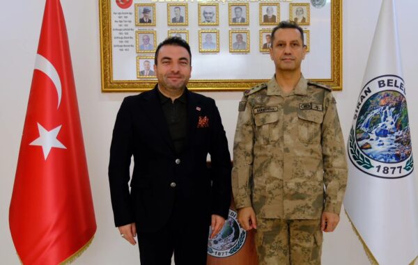 Gümüşhane İl Jandarma Komutanı Bilal Sarıdoğan Şiran Belediyesi’nde