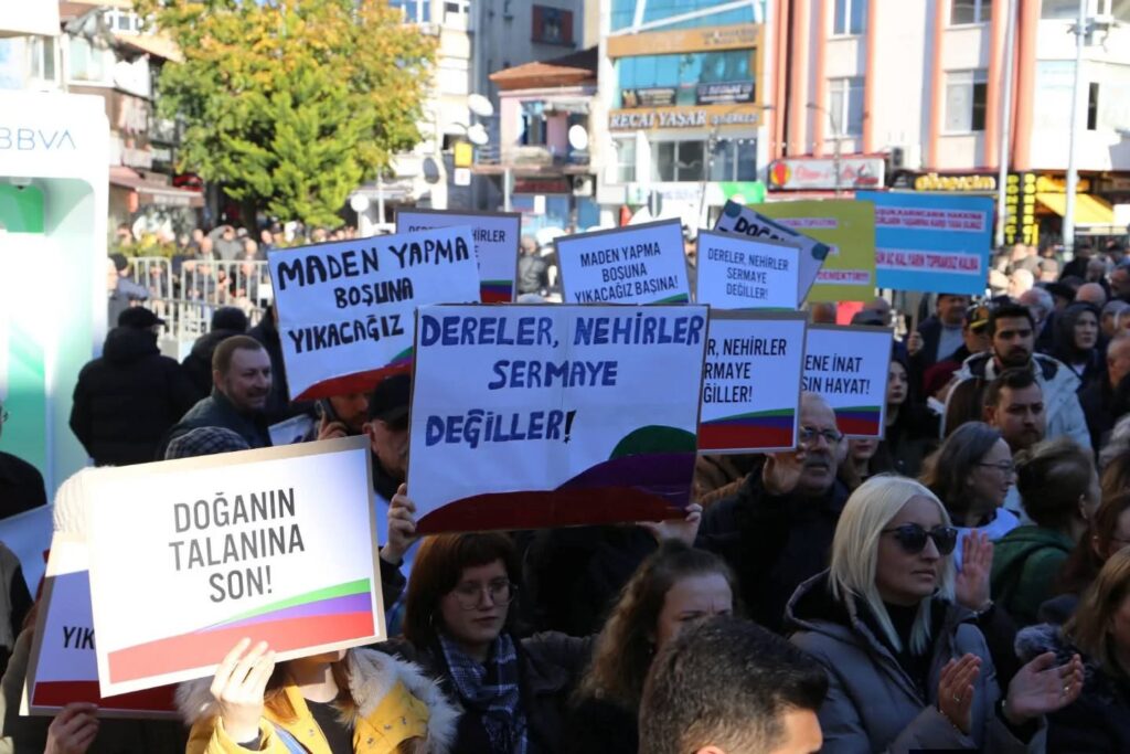 Bulancak vahşi madencilik mitingi