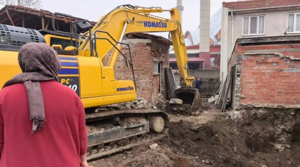 Bursa İnegöl inşaat kazısında tarihi eser