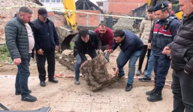 Bursa İnegöl’de İnşaat Kazısında Tarihi Buluntu! Çalışmalar Hemen Durduruldu