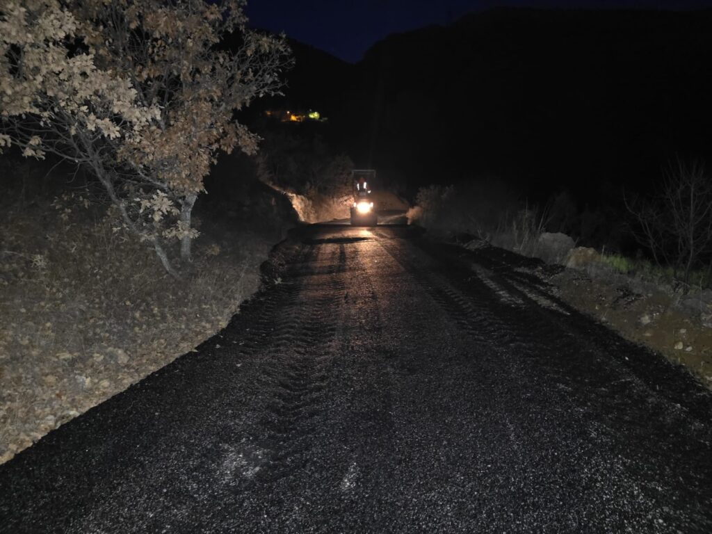 Çamoluk asfalt çalışmaları