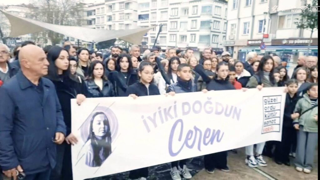 Ceren Özdemir anma Ordu