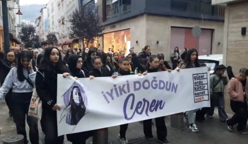 Ceren Özdemir anma Ordu