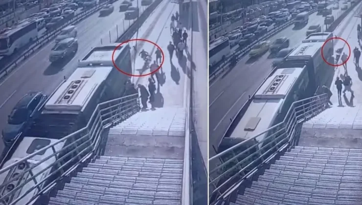 Metrobüs Durağında Dehşet: Bayılan Kız Metrobüsün Altına Düştü
