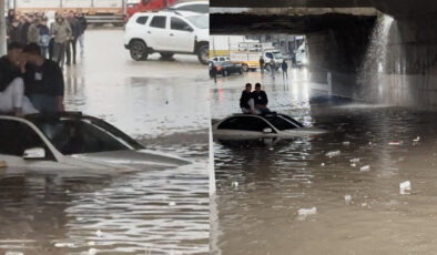 Antalya Demre’de Sel Baskını: Mahsur Kalan 2 Kişiyi İtfaiye Kurtardı