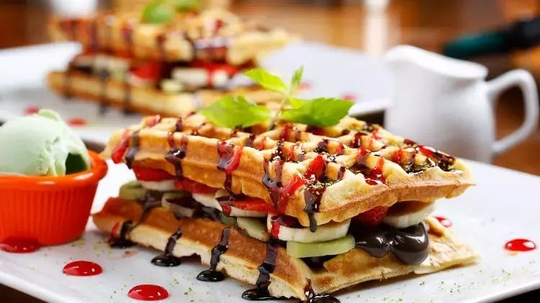 Evde Kolay Waffle Tarifi