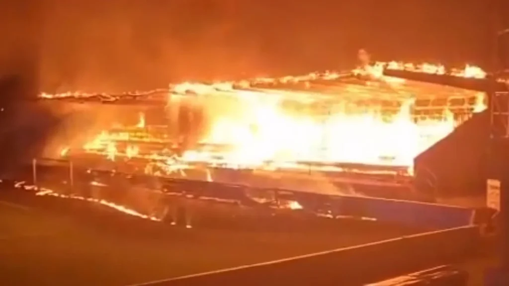 FC Haka Stadyum Yangını Taraftar