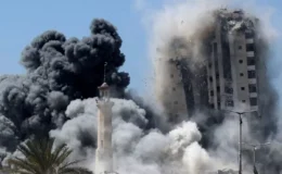 Gazze’de Fırtına Felaketi: Hasarlı 22 Bina Çöktü, Enkaz Altında Kalanlar Var