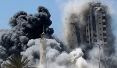 Gazze’de Fırtına Felaketi: Hasarlı 22 Bina Çöktü, Enkaz Altında Kalanlar Var