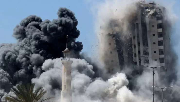 Gazze’de Fırtına Felaketi: Hasarlı 22 Bina Çöktü, Enkaz Altında Kalanlar Var