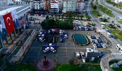 Giresun’da Güvenlik Hizmetlerine Dev Destek: 92 Yeni Araç Hizmete Alındı