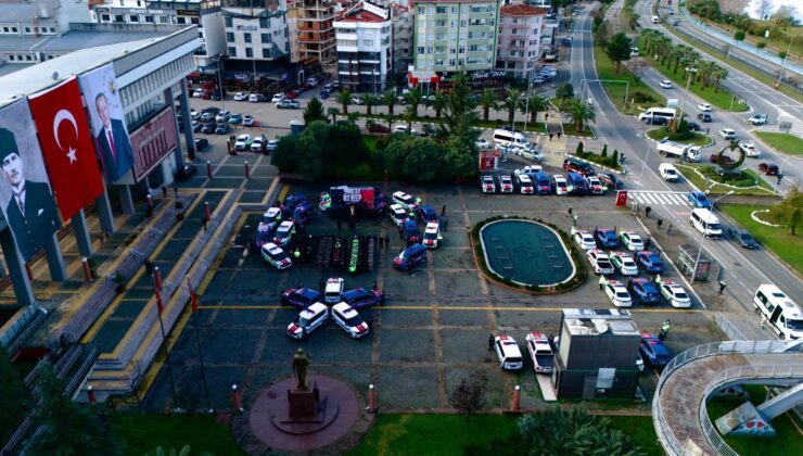 Giresun’da Güvenlik Hizmetlerine Dev Destek: 92 Yeni Araç Hizmete Alındı