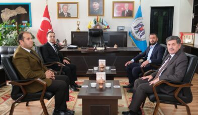 Gölova Heyeti Erzincan Belediye Başkanı Bekir Aksun’u Ziyaret Etti