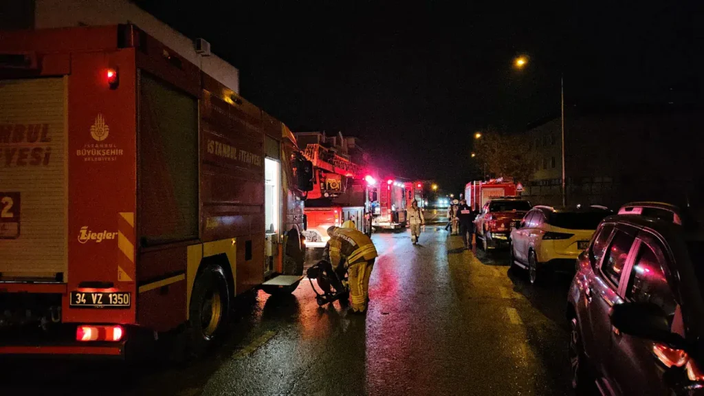 Arnavutköy İş Yeri Yangını