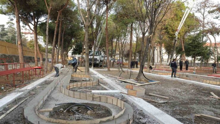 İlkadım’da yenilenen Gazi Kafe Park, modern yaşam alanı olarak açılışa hazırlanıyor