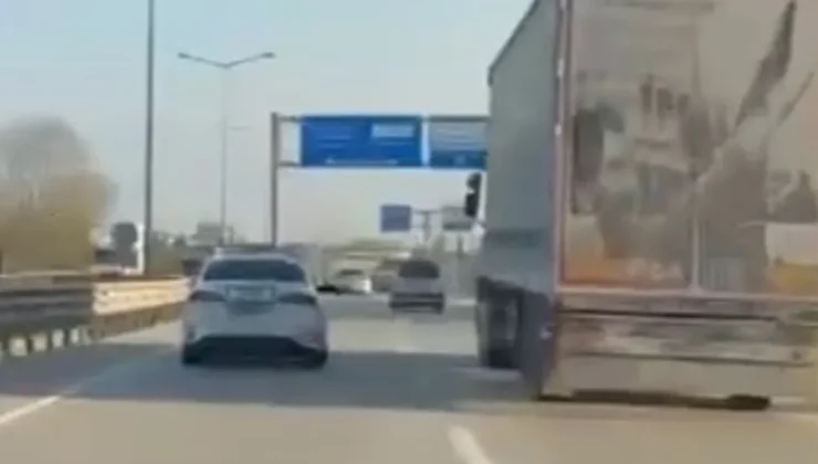 Bursa-İnegöl’de Nefes Kesen Kovalamaca: Tır Silahla Durduruldu