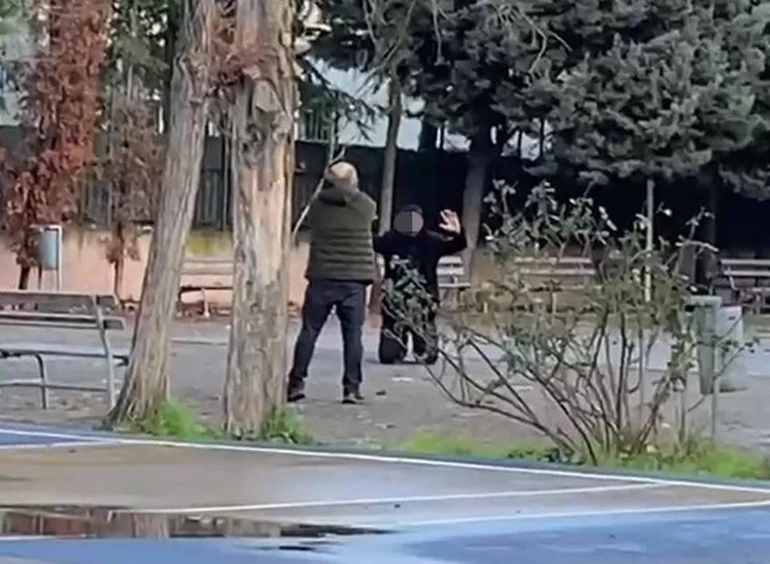 Kocaeli okul bahçesinde rehin alma